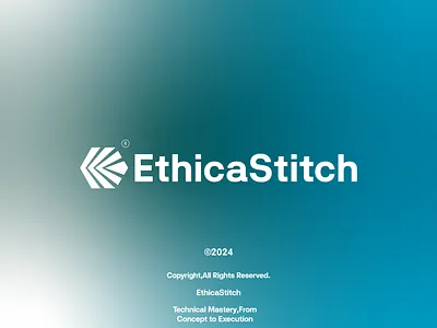 EthicaStitch-Logo Design adobe branding company logo creative logo custom logo design design logo graphic design ilic illustration jure jureilic logo logo design loopwash minimalist logo ui vector visual identity