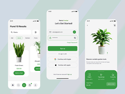 Plants app design app design design e commerceshop app ecommerce app gardening green ios app mobile mobile app pixelnaiem plant app plant shop app plant store plants app plants tree app popular selling shop app ui ux