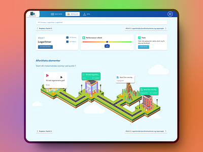 Redesign - Matematik Tutor 🦉 figma game view redesign uiux design web service