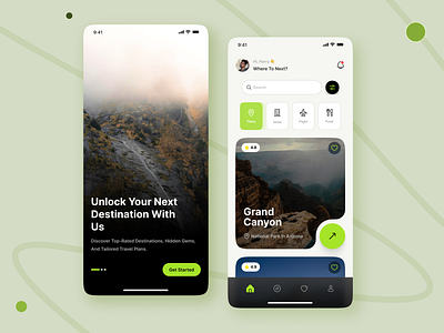 Travel Mobile App Design app design mobile app travel app travel mobile app ui user interface ux