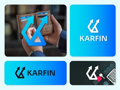 Karfin logo - Financial Logo Design asset financial bank loan logo branding business angels business loan investment logo commercial logo design creadit card logo design happy home loan logo home loan logo investment logo letters logo logotype mortgages loan overdraft logo simple stock broker logo trade credit vennture capital logo