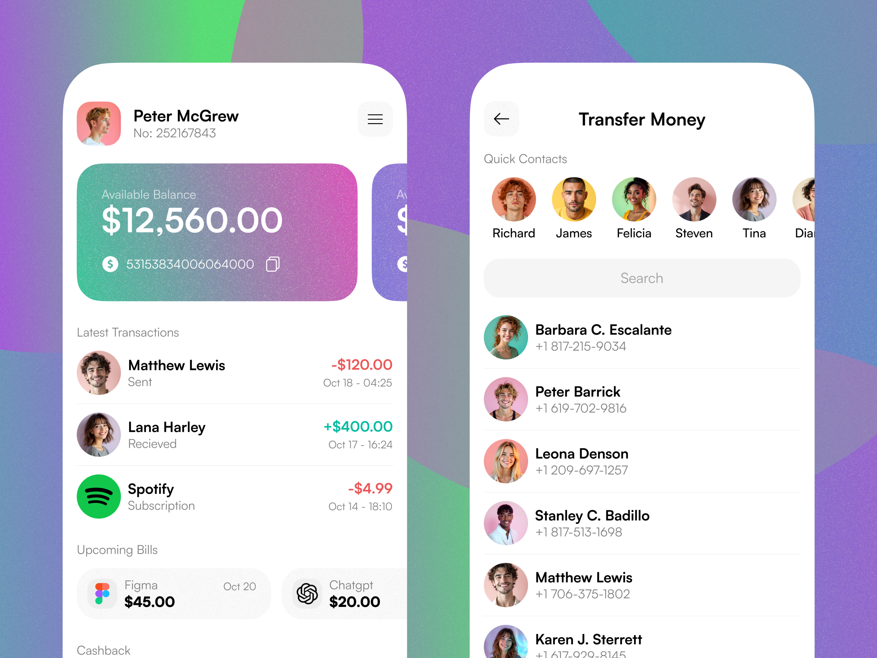 BE-Bank Mobile App back bank bank app cash cashback clean design finance finance app financial fintech innovative bank money next gen bank app smart banking transfer money