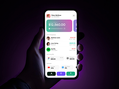 BE-Bank Mobile App back bank bank app cash cashback clean design finance finance app financial fintech innovative bank money next gen bank app smart banking transfer money