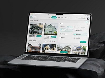 Dreamhome - Real Estate Dashboard agency agent apartment architecture building clean company dashboard design home house product product design properties property real estate realestate ui ui design