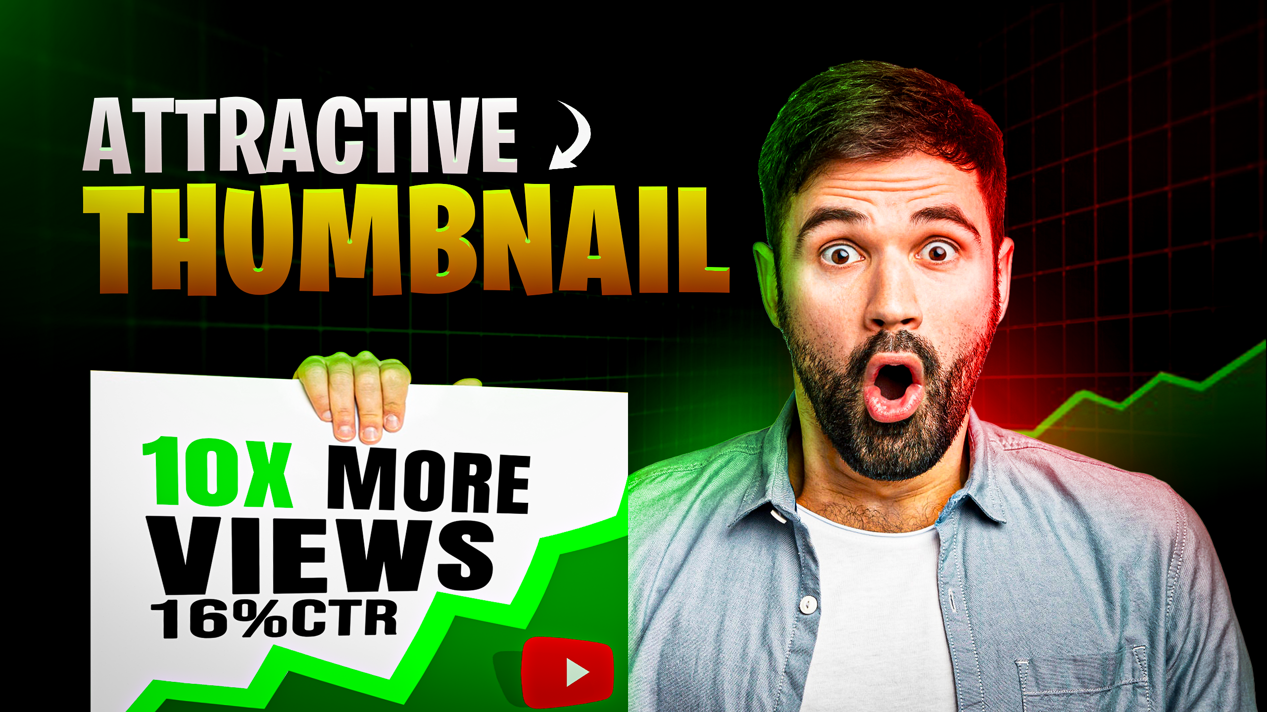 YouTube Thumbnail Design eye catching thumbnail design