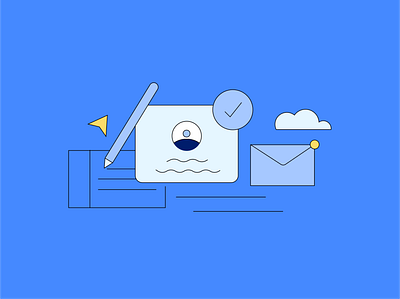 IBM HR Profile cloud hr icon illustration profile ui