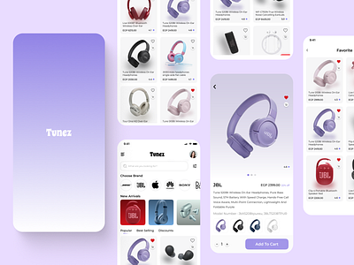 Tunez(Ecommerce App For Audio Device )