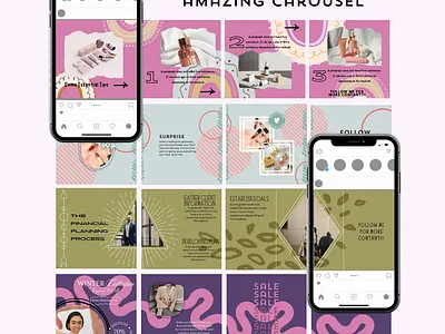 Instagram carousel branding carousal carousel graphic design instagram instagram carousels logo