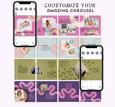 Instagram carousel branding carousal carousel graphic design instagram instagram carousels logo