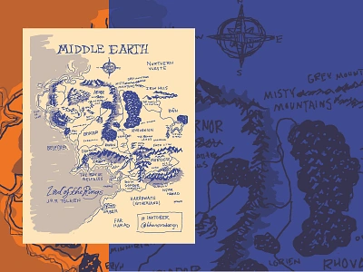 🚨 FREE MIDDLE EARTH MAP DOWNLOAD (See Caption) 2024 adventure download earth explore fantasy free freebie guide high res inktober j.r.r. tolkien lord of the rings lotr map middle middle earth print quest tolkien