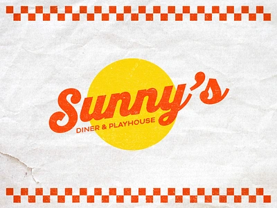 Sunny's Diner & Playhouse branding design diner food foodandbeverage logo restaurant restaurantbranding retro vintage