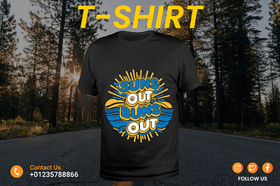 T-Shirt Manipulation Design advertisment blue branding cloth clothing design manipulation manipulation design marketing post design road social media post t shirt t shirt design yellow