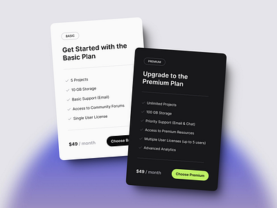 Plan upgrade UI cleandesign designsystem digitaldesign figmacommunity figmadesign interfacedesign minimalui pricingcards ui uidesign upgradeui userinterface uxui visualdesign webdesign