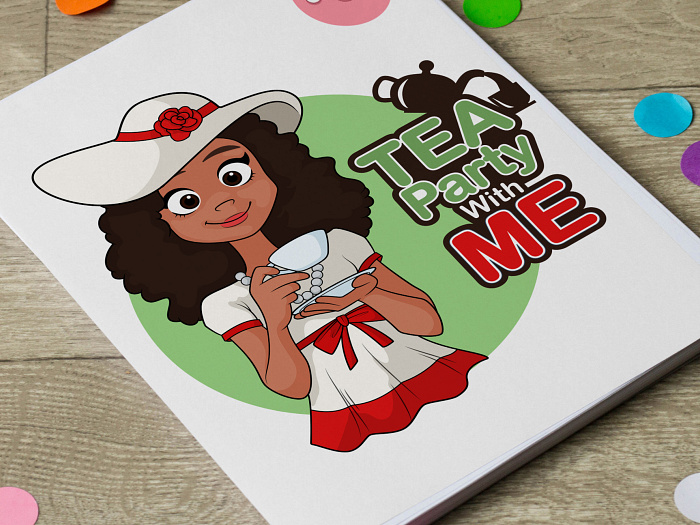 Tea Cartoon Logo designs, themes, templates and downloadable graphic