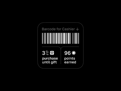 Loyalty Program — IOS Widget Challenge Day 17 app design ios mobile mobile app ui ux widget