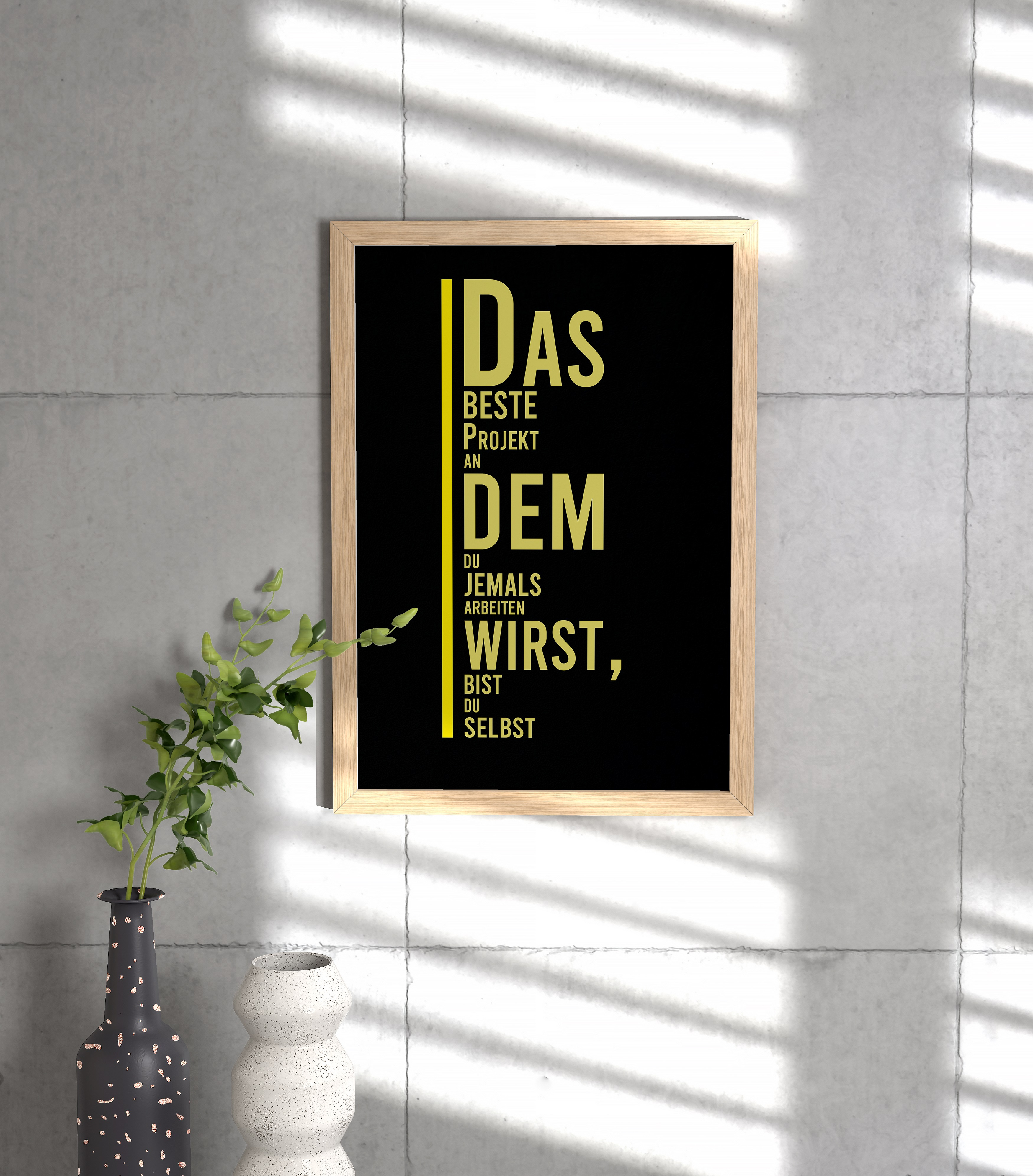 Example of Typography Poster & Wall Art Design