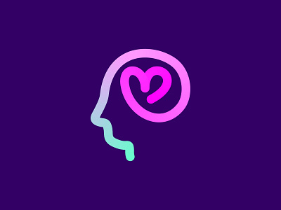 Mental health icon, logo design symbol exploration: head & heart awareness brain emotional wellbeing heart life balance logo logo design medical meditation mental health mind mindfulness psychology psychotherapy self care symbol mark icon therapy thinking wellness