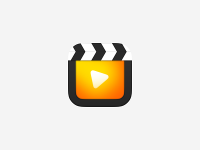 Action Video Editor — Apps Icon Challenge Day 15 app app icon ios mobile mobile app ui ux widget