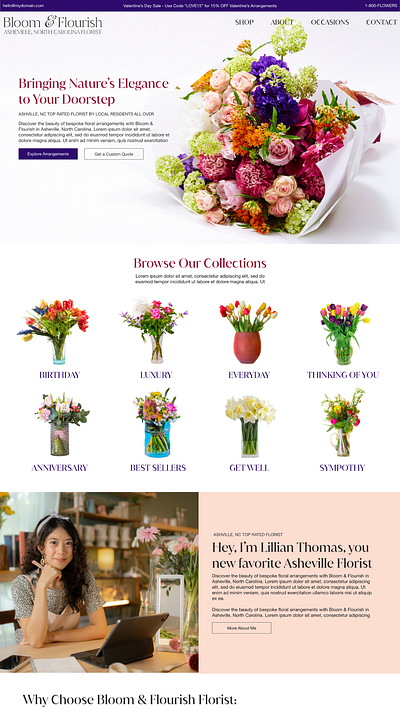 Florist Web Design florist web design