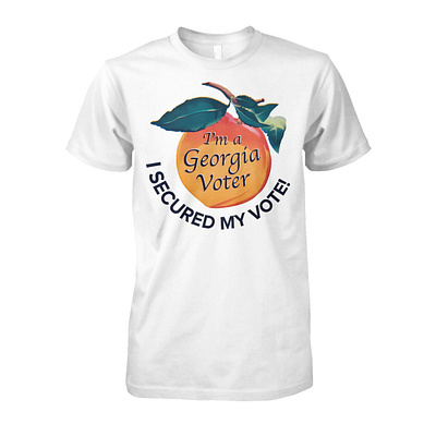 I'm A Georgia Voter I Secured My Vote Shirt design illustration