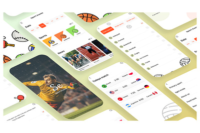 SportEventz App Redesign branding graphic design logo ui ux