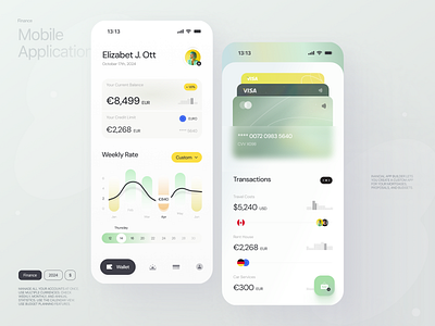 Digital Banking Mobile Application app design app design inspiration bank bank app banking branding card crypto finance app financial app fintech ios mobile app mobile application payment app qclay ui ux wallet wallet app wallet mobile app