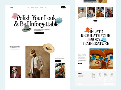 Furor Hat Landing page design buy cart clothing ecommerce framer framer expert hat landing page landing page design online shop purchase sale shop shopping wear web design webflow website website design website development