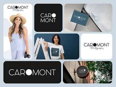 CaroMont Photography Logo Showcase branding graphic design logo photography small business