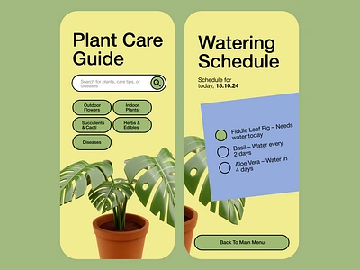 Gardening App design Mobile gardening mobile ui ux