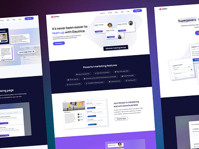 SaaS Landing Pages for Service Businesses home page landing page minimalistic modern saas ui ux web website