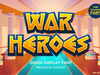 War Heroes – Gaming Font cartoon font gaming font sans serif font