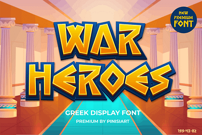 War Heroes – Gaming Font cartoon font gaming font sans serif font