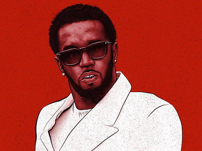 Predator Diddy changethethought diddy diddy editorial illustration diddy scandal drawing evil diddy illustration portrait predator diddy puff daddy sean diddy combs vector art vector drawing vector illustration vector portrait