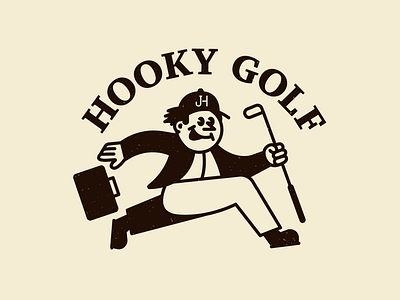 Escape Artist branding golf graphic design illustration