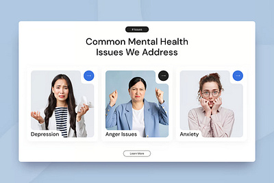 Mental Health Landing Page adobe xd figma health page healthcare medical mental health uiux webpage website