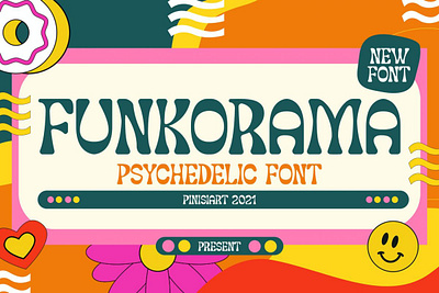 FUNKORAMA – Psychedelic Font sans serif font