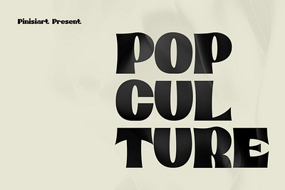 POP CULTURE – Classic Display Font sans serif font