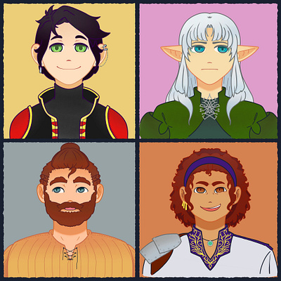 Characters character games portrait rpg