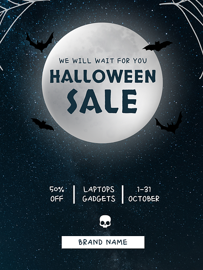 Halloween Offer branding graphic design