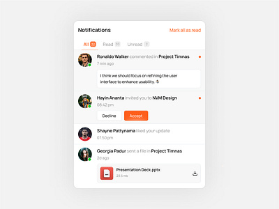 Task Management - Notifications Modal dashboard design modal modal notifications notifications notifications modal task management ui ui design uiux ux web website