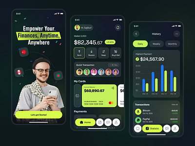 Mobile Payment App Design android app design app design app design figma app designer app ui design app ui ux design banking app design crypto app crypto app design design figma uiux finance banking app financial app fintech app design ios app design mobile app ui ui ux design