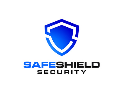 SafeShield Inc. branding design home logo mark security shield typography word