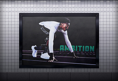 Ambition Poster Design graphic design