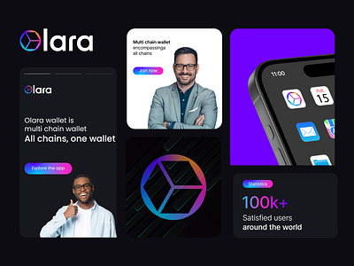 Olara wallet brand identity blockchain brand identity branding crypto logo cryptocurrency design graphic design identity logo logo design modern logo o logo visual identity wallet logo website