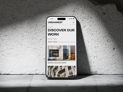 URBANNEST - Responsive Version app architect architectural architecture building city design figma furniture house interior interiordesign mobile responsive room ui uiinspiration urban ux website