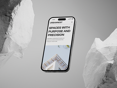 URBANNEST - Responsive Version app architect architectural architecture building city design figma furniture house interior interiordesign mobile responsive room ui uiinspiration urban ux website