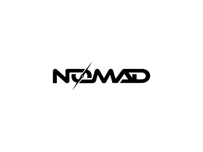 Nomad brand branding clothing brand compass lettering logo logo design logotype minimal modern nomad nomadic text logo typography vector wordmark