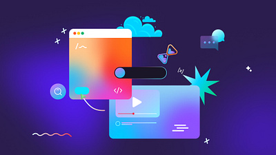 Creative Fusion of Shapes and Gradients 3d abstractgraphics animation colorexploration colorfuldesign creativedesign designconcept designdaily designinspiration designinspo designtrends dynamicdesign gradient graphicdesign moderngraphics motion graphics ui uielements visualelements visualstorytelling