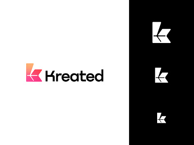 k letter mark logo for Kreated || crypto logo design. a b c d e f g h i j k l m n branding crypto logo defi logo ecommerce gradients logo k logo k logo design k modern logo logo design logo designer logos modern logo o p q r s t u v w x y z saas logo startup logo web3 logo