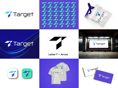 Target Logo - Letter T + Arrow Logo Design a b c d e f g h i j k l m n arrow logo brand identity branding creativelogo digital marketing financial company logo investment company logo letter t logo letter t logo design logo design logo designer modern logo o p q r s t u v w x y z symbol t letter arrow logo target tech technology trademark